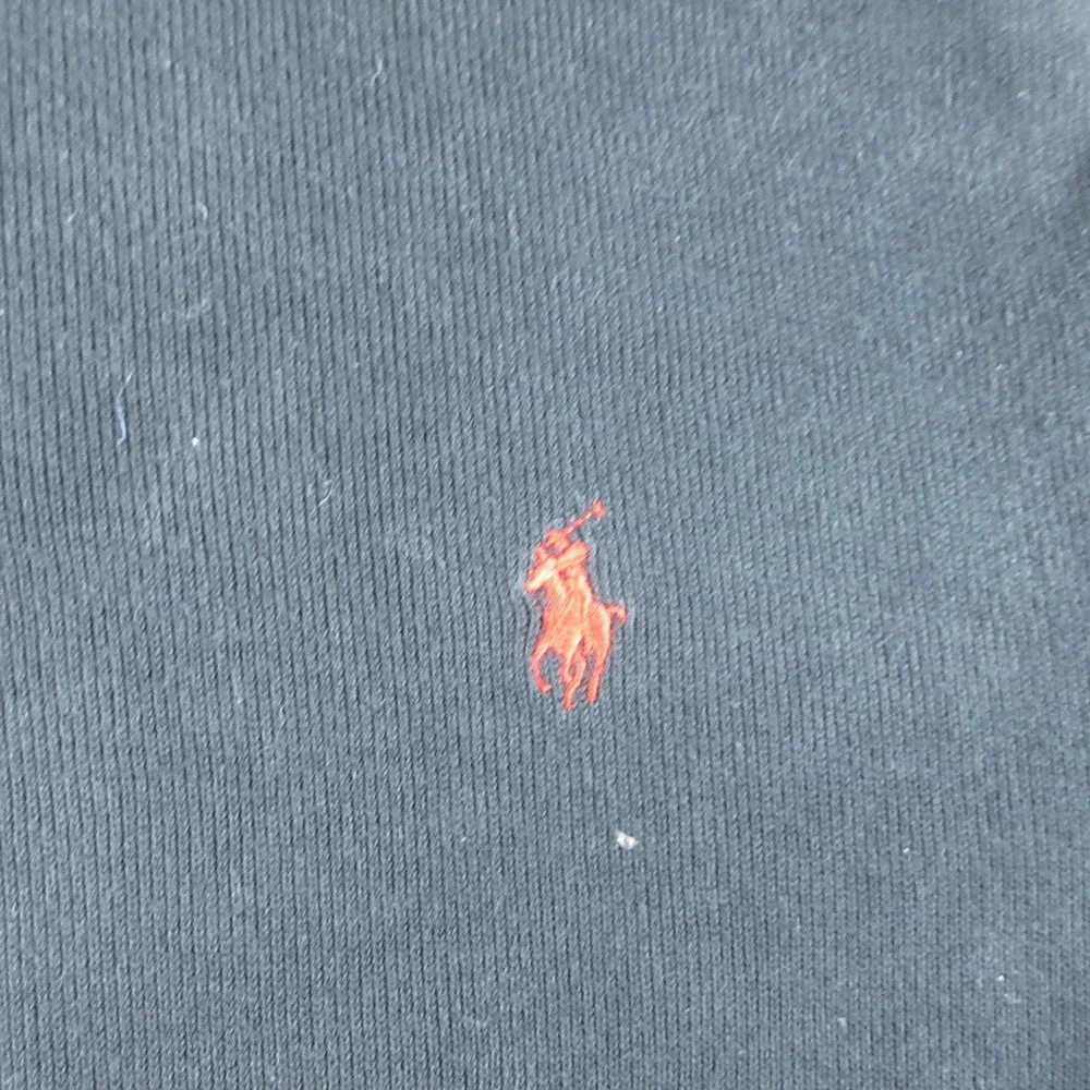 Polo Ralph Lauren Sweatshirt Mens XL Blue 1/4 Zip Mock Neck Pullover Pony‎ Logo